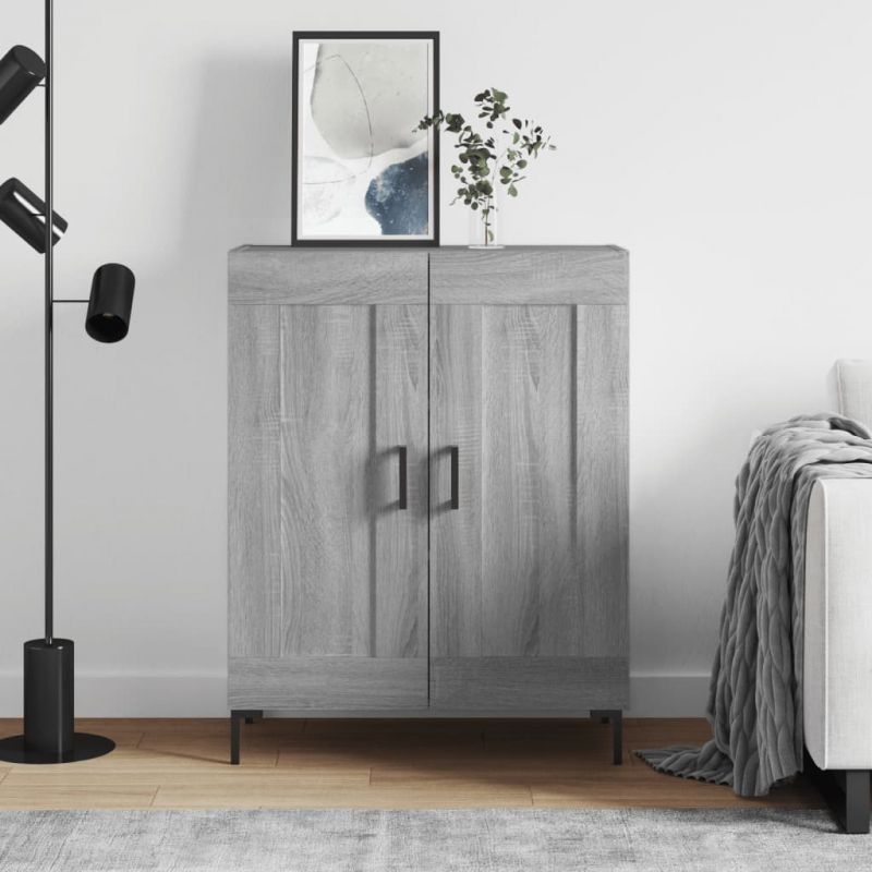 Sideboard Grau Sonoma 69,5x34x90 cm Holzwerkstoff