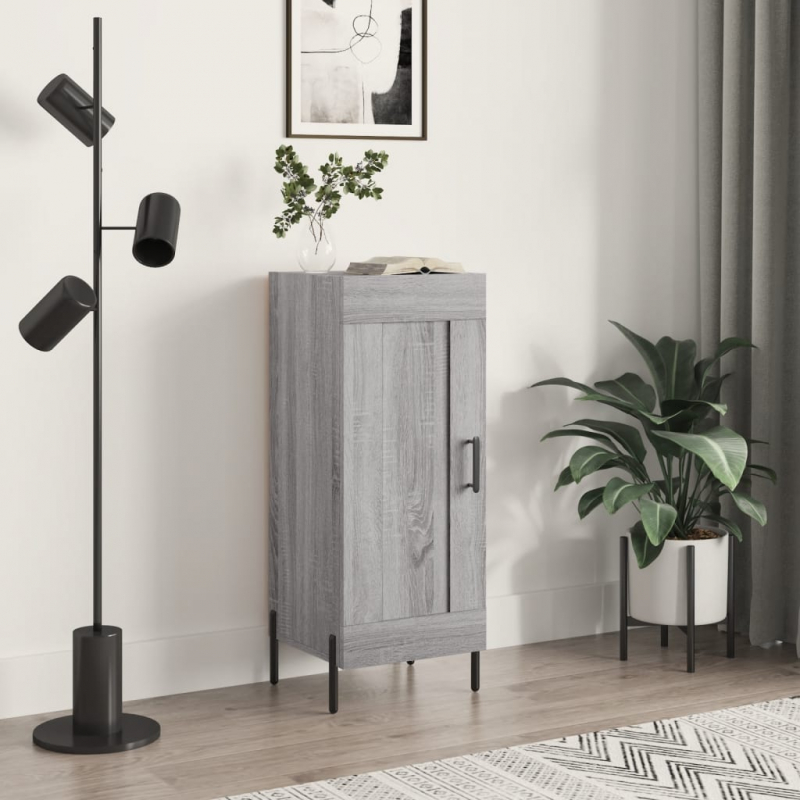 Sideboard Grau Sonoma 34,5x34x90 cm Holzwerkstoff