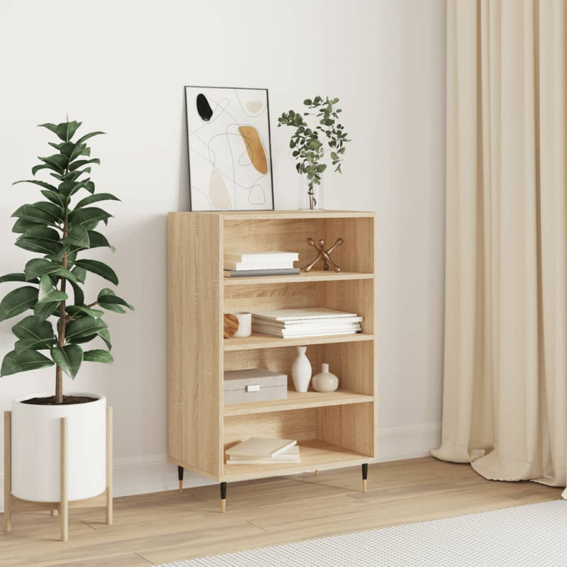 Highboard Sonoma-Eiche 57x35x90 cm Holzwerkstoff