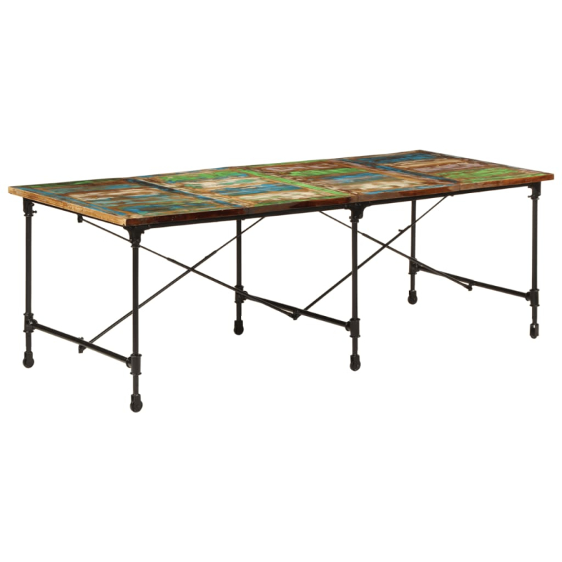 Esstisch 220x90x77 cm Altholz Massiv