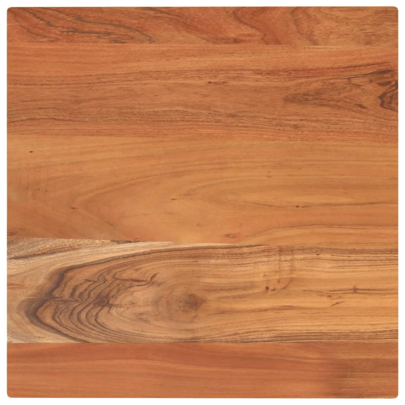 Tischplatte 50x50x2,5 cm Quadratisch Massivholz Akazie