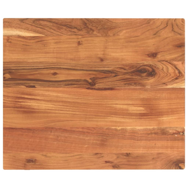 Tischplatte 60x50x2,5 cm Rechteckig Massivholz Akazie