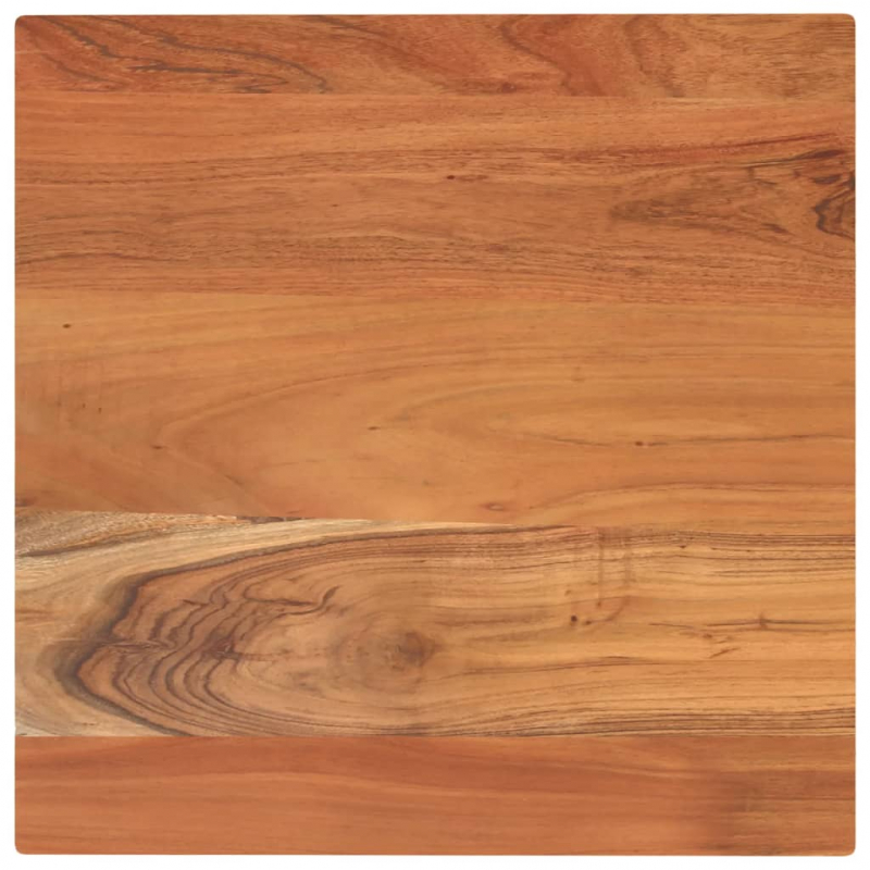 Tischplatte 50x50x3,8 cm Quadratisch Massivholz Akazie