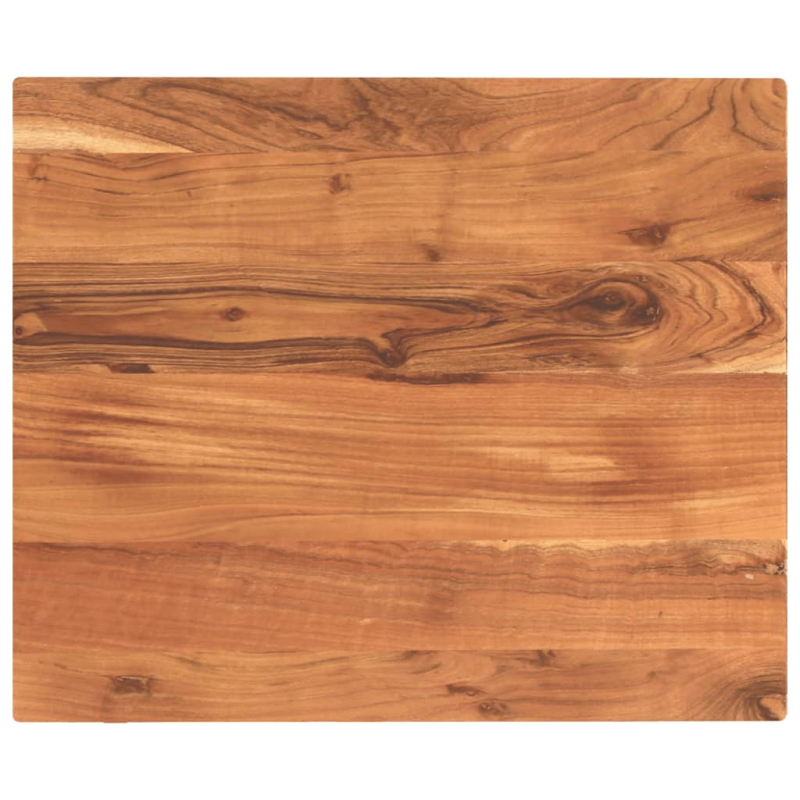 Tischplatte 60x50x3,8 cm Rechteckig Massivholz Akazie