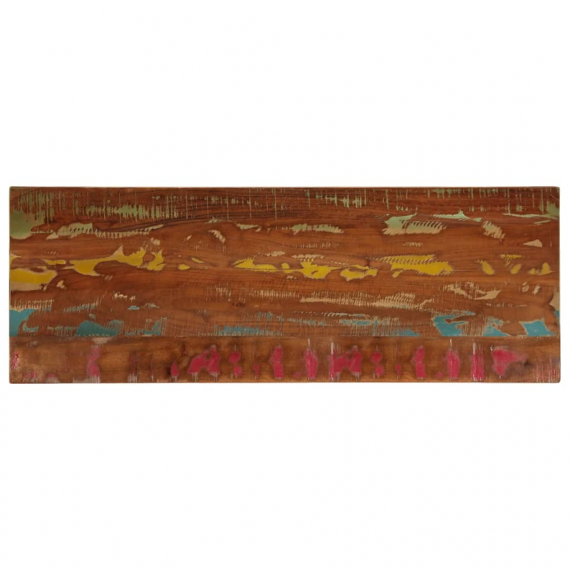 Tischplatte 160x50x3,8 cm Rechteckig Altholz Massiv