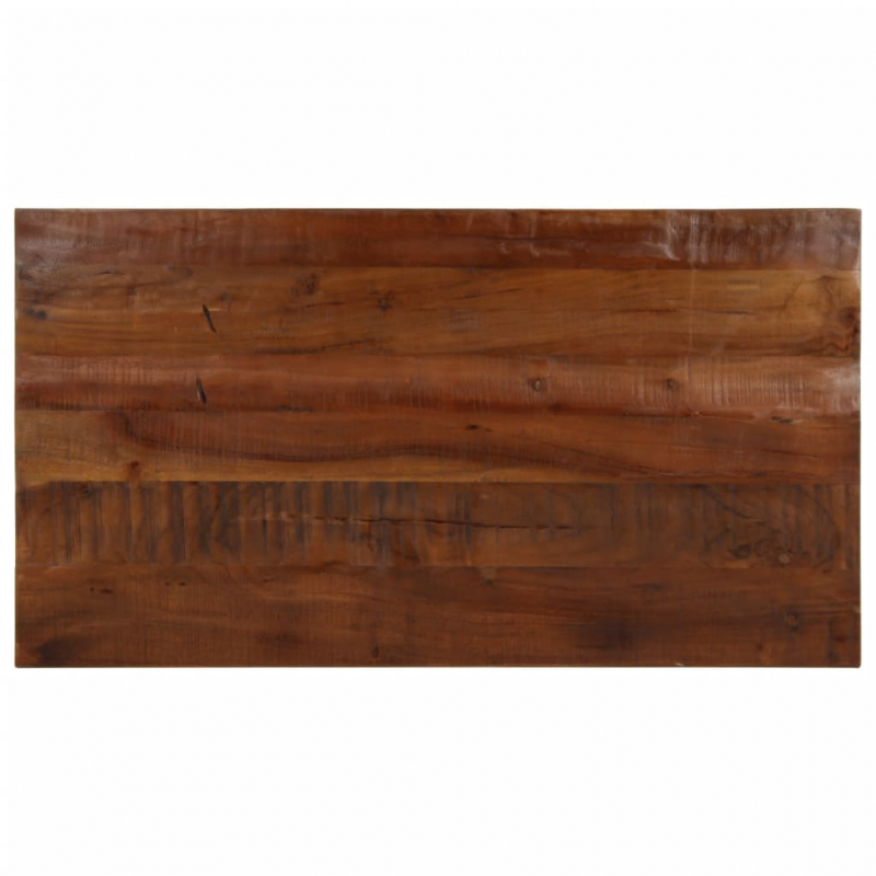 Tischplatte 120x70x2,5 cm Rechteckig Altholz Massiv