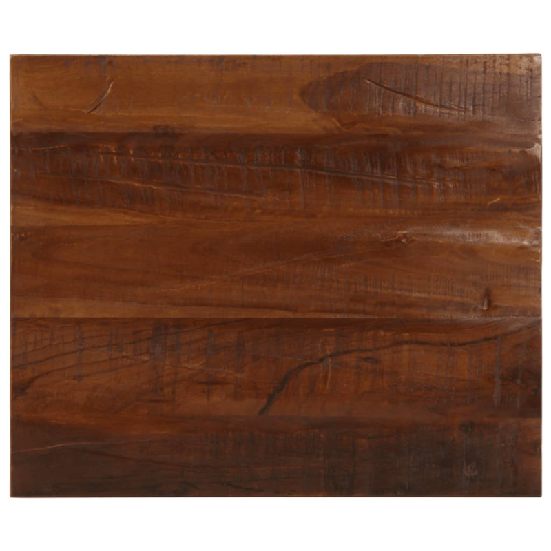 Tischplatte 60x50x3,8 cm Rechteckig Altholz Massiv