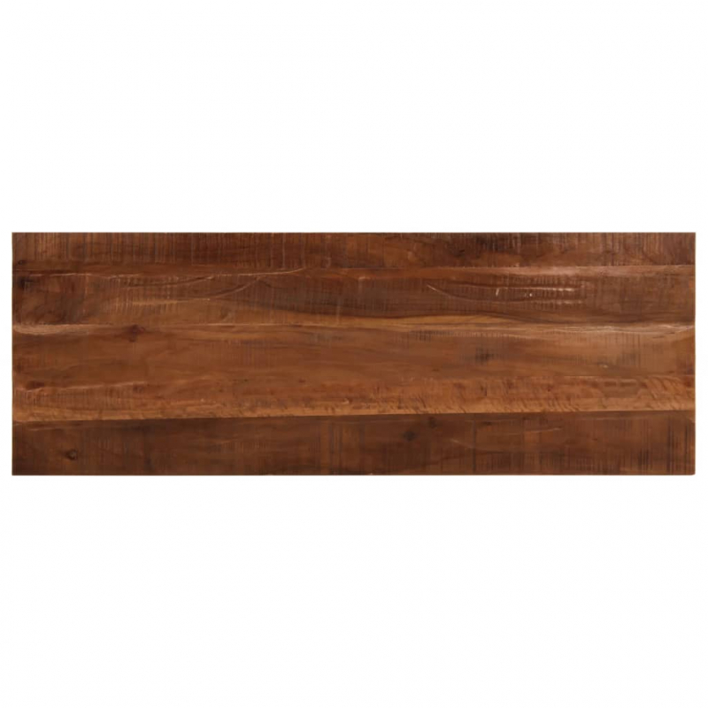 Tischplatte 140x60x3,8 cm Rechteckig Altholz Massiv