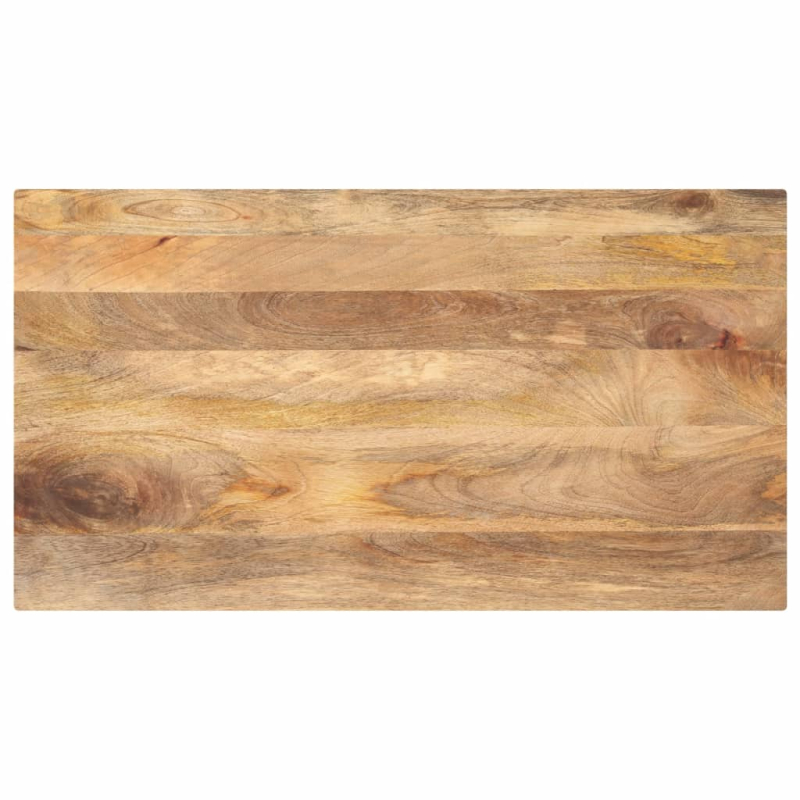 Tischplatte 110x60x2,5 cm Rechteckig Massivholz Mango