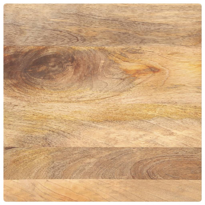 Tischplatte 50x50x3,8 cm Quadratisch Massivholz Mango