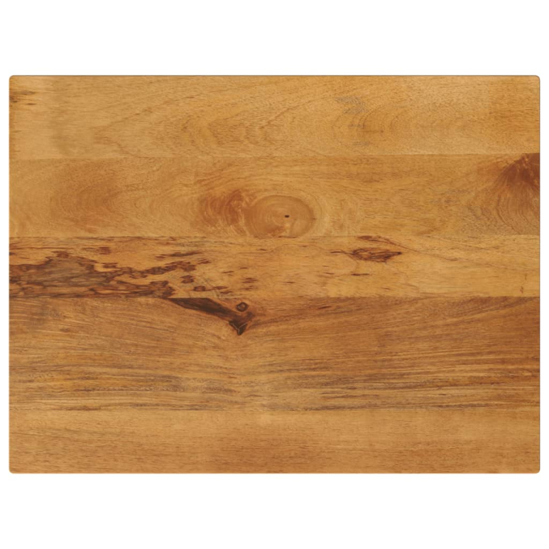 Tischplatte 80x50x3,8 cm Rechteckig Massivholz Mango