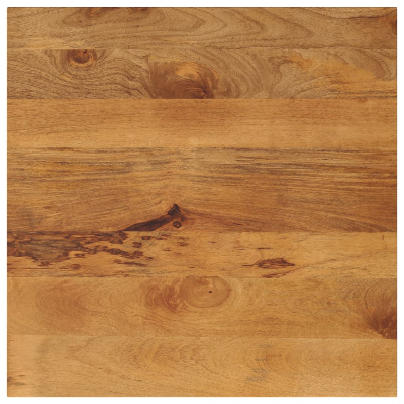 Tischplatte 70x70x3,8 cm Quadratisch Massivholz Mango