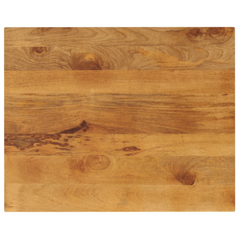 Tischplatte 90x80x3,8 cm Rechteckig Massivholz Mango
