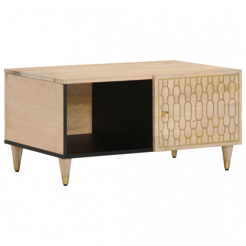 Couchtisch 80x50x40 cm Massivholz Mango