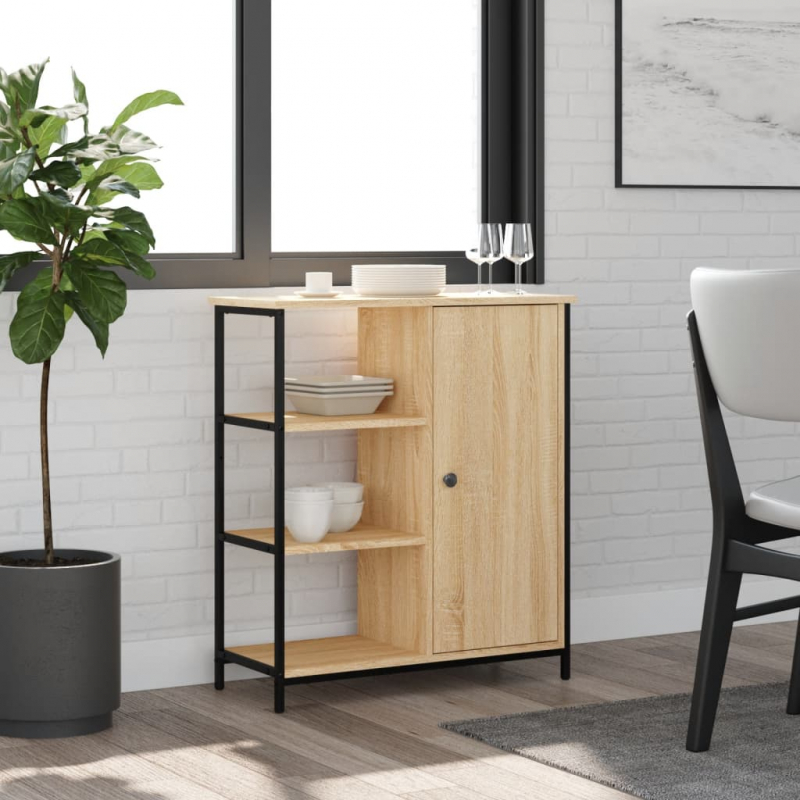 Sideboard Sonoma-Eiche 70x30x80 cm Holzwerkstoff