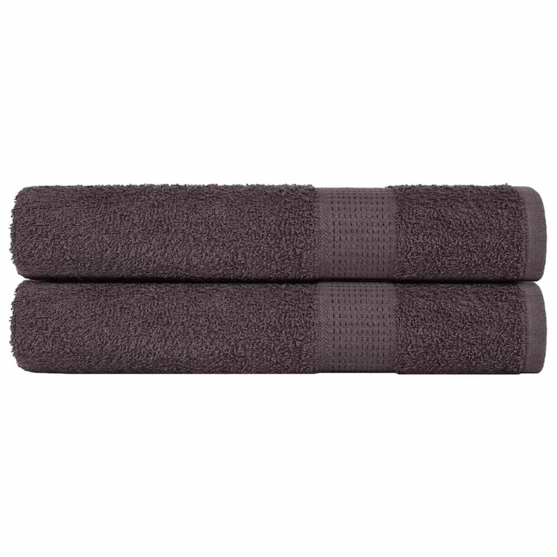 Handtücher 2 Stk. Anthrazit 100x200 cm 360 g/m² 100% Baumwolle