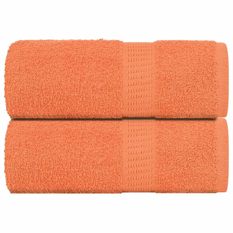 Seiftücher 2 Stk. Orange 30x30 cm 360 g/m² 100% Baumwolle