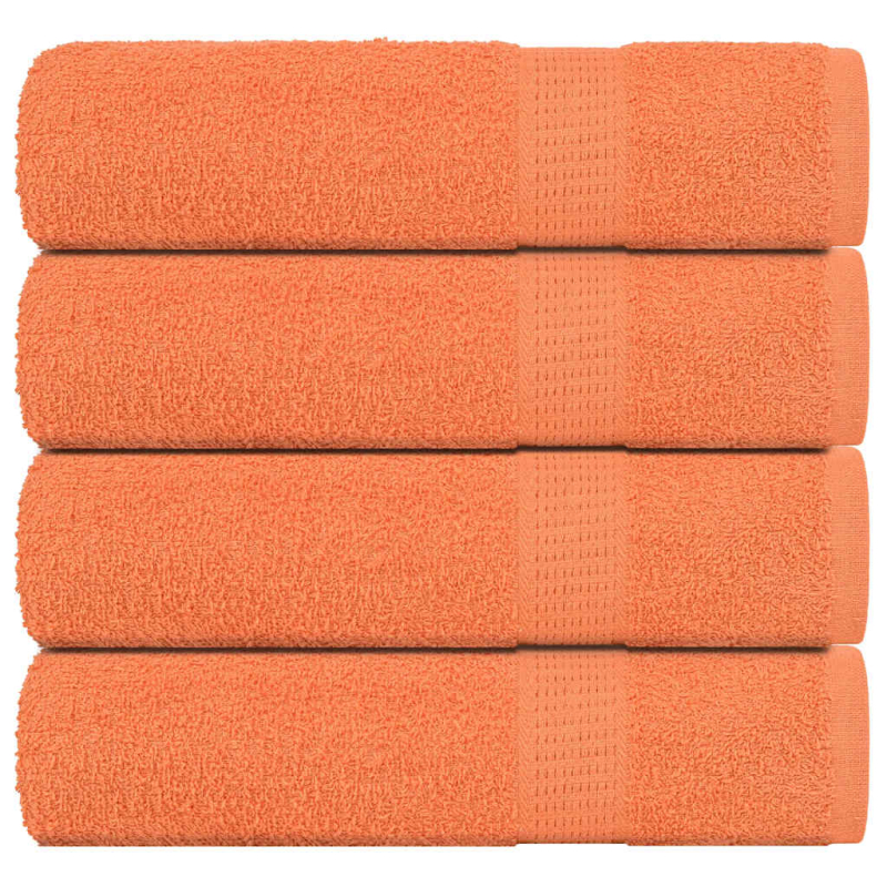 Duschtücher 4 Stk. Orange 70x140 cm 360 g/m² 100% Baumwolle