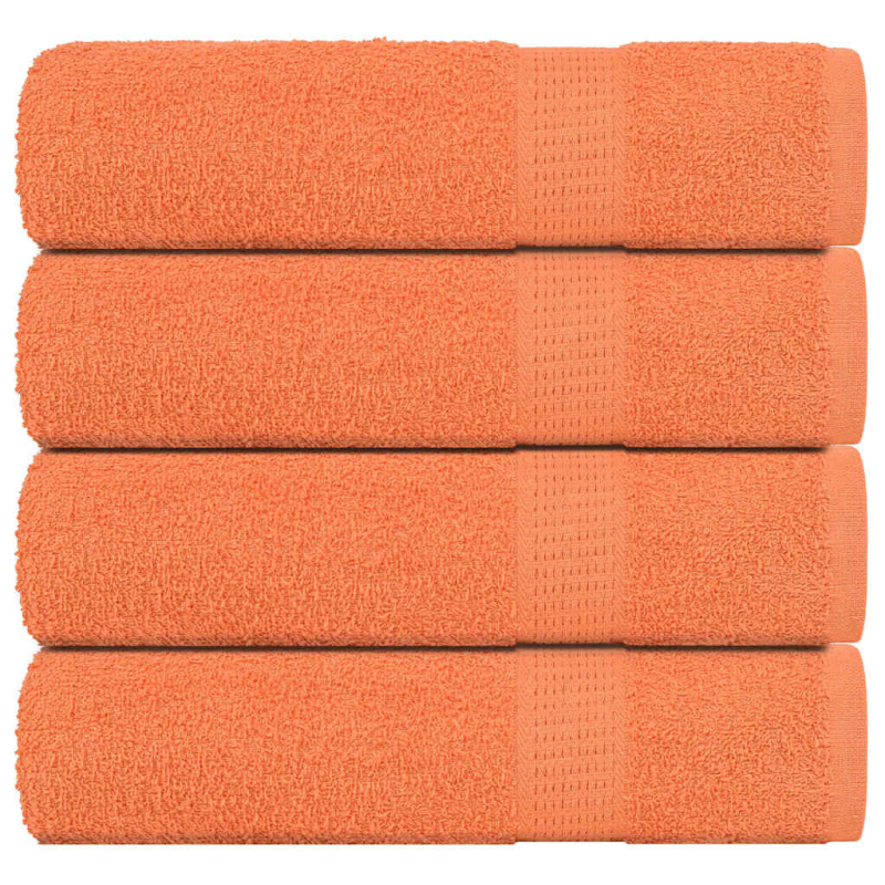 Badetücher 4 Stk. Orange 100x150 cm 360 g/m² 100% Baumwolle