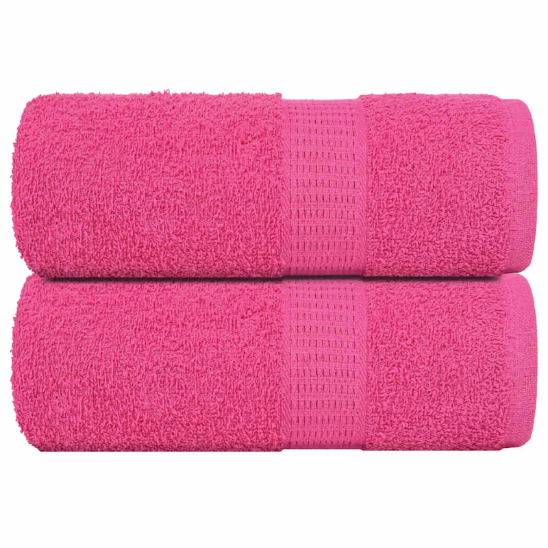 Gästetücher 2 Stk. Rosa 30x50 cm 360 g/m² 100% Baumwolle