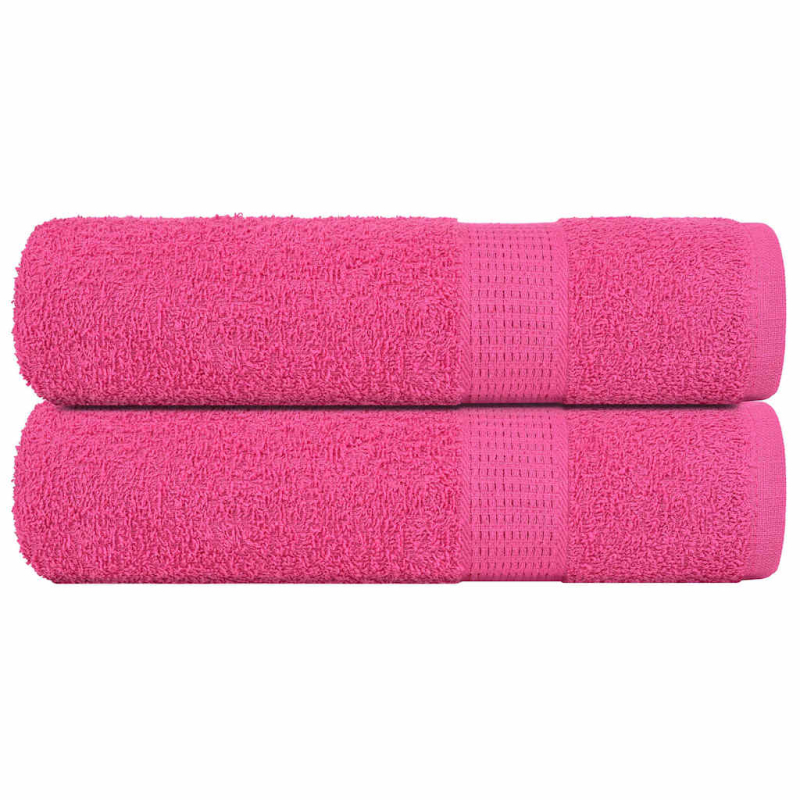 Duschtücher 2 Stk. Rosa 70x140 cm 360 g/m² 100% Baumwolle