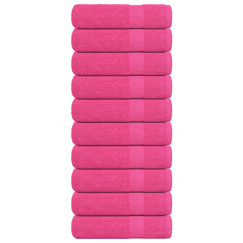 Badetücher 10 Stk. Rosa 100x150 cm 360 g/m² 100% Baumwolle