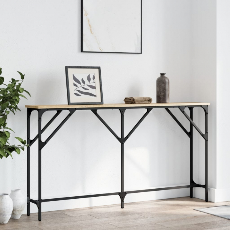 Konsolentisch Sonoma-Eiche 140x23x75 cm Holzwerkstoff