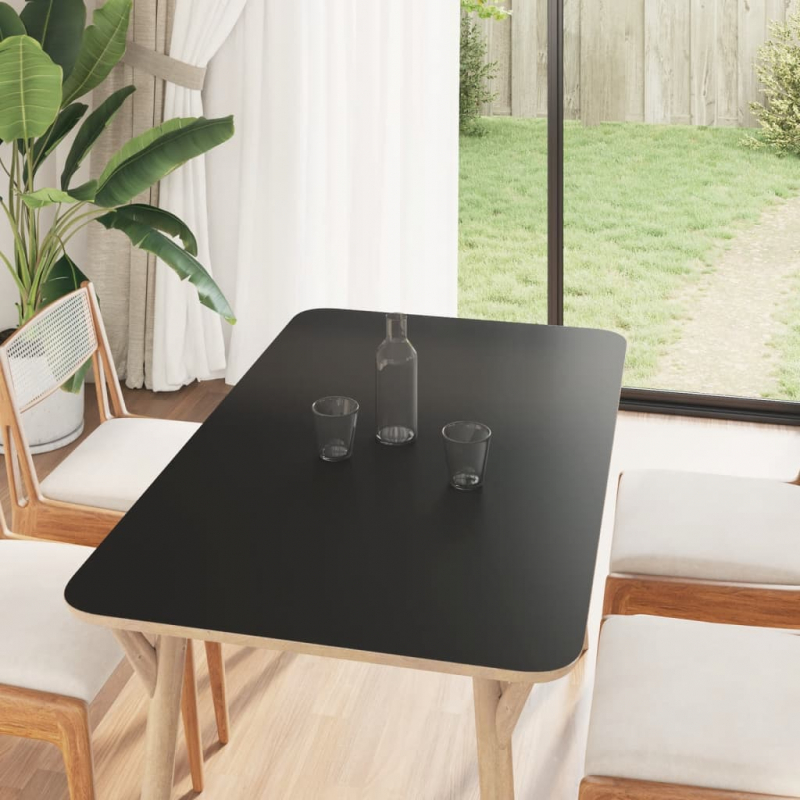 Möbelfolie Selbstklebend Mattschwarz 90x500 cm PVC