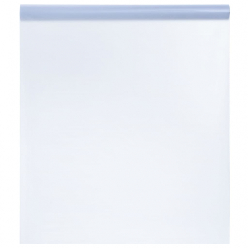 Fensterfolie Statisch Matt Transparent Grau 90x1000 cm PVC