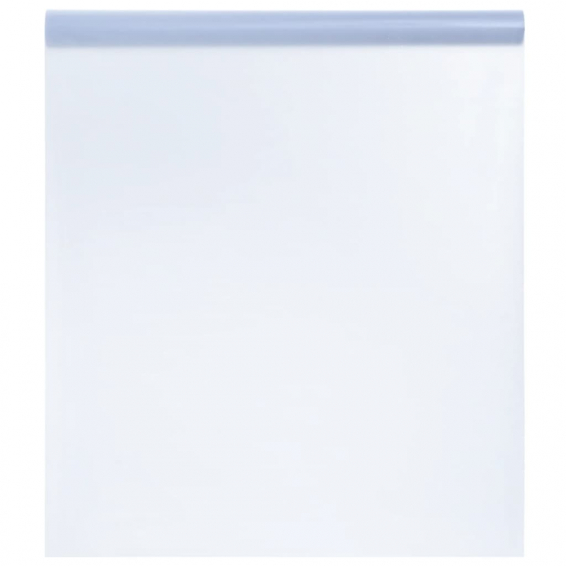 Fensterfolie Statisch Matt Transparent Grau 90x2000 cm PVC