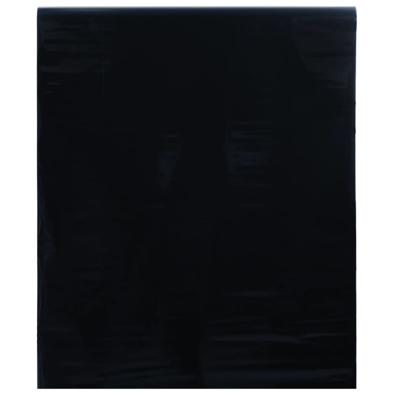Fensterfolie Statisch Matt Schwarz 60x500 cm PVC