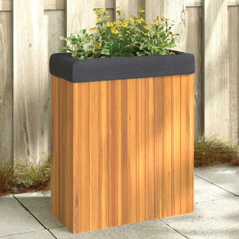 Pflanzkübel 59x27,5x70 cm Massivholz Akazie