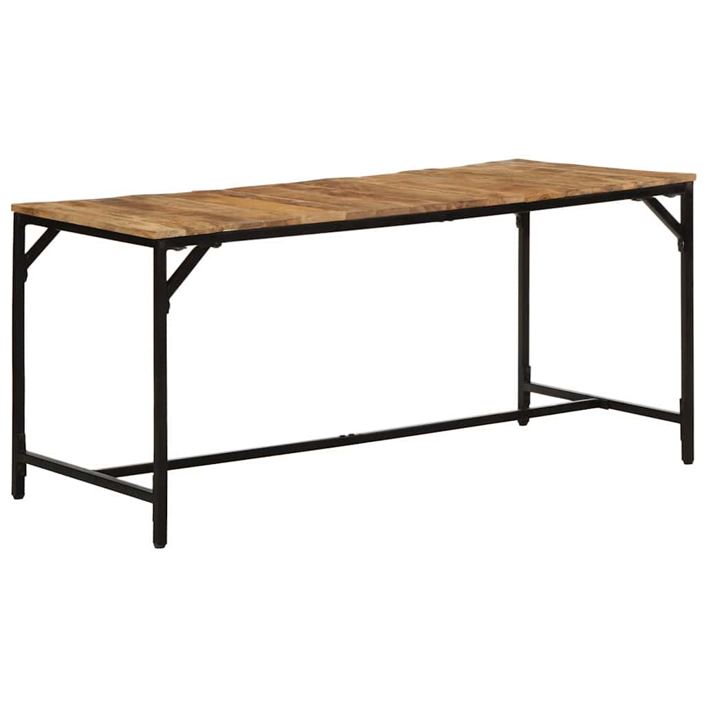 Esstisch 160x80x75 cm Raues Massivholz Mango