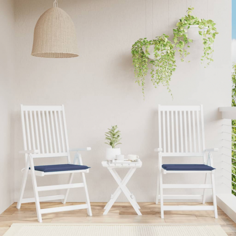 Palettenkissen 2 Stk. Marineblau 50x50x4 cm Oxford-Gewebe