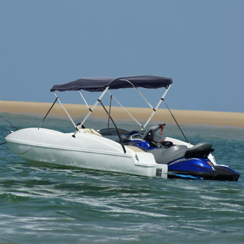 3-Bow Bimini-Top mit Seitenteilen 183x(154-167)x137 cm