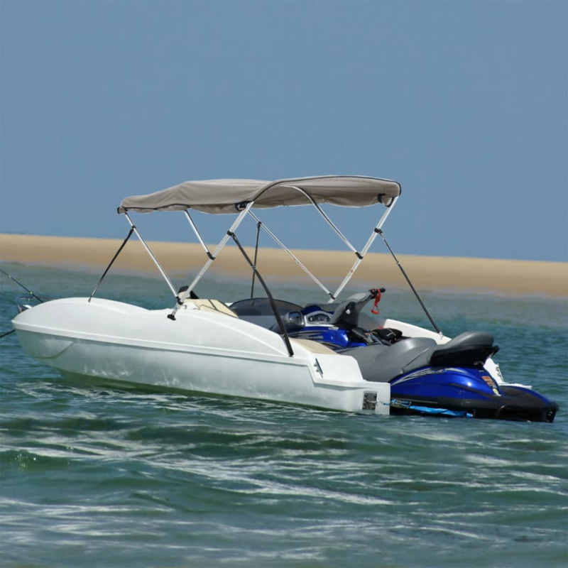 3-Bow Bimini-Top mit Seitenteilen 183x(185-198)x137 cm