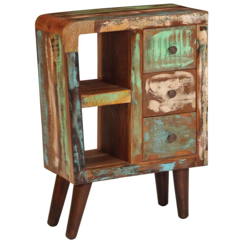 Sideboard 55x30x80 cm Altholz Massiv