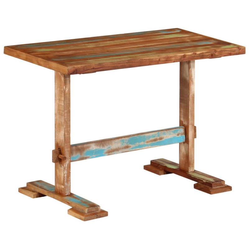 Esstisch 110x55x78 cm Altholz Massiv