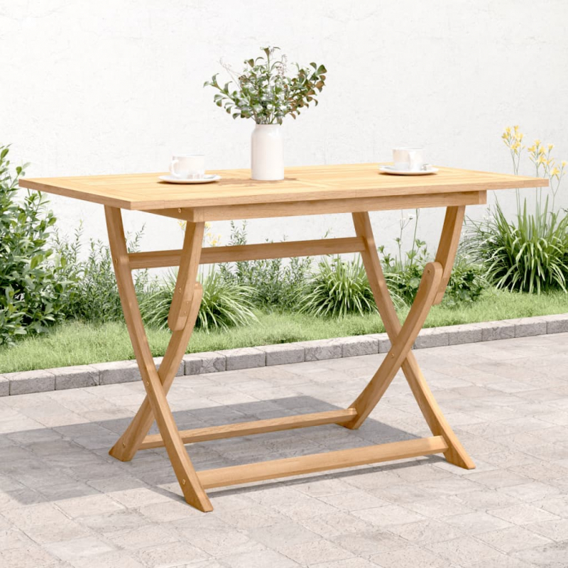 Gartentisch Klappbar 120x70x75 cm Massivholz Akazie
