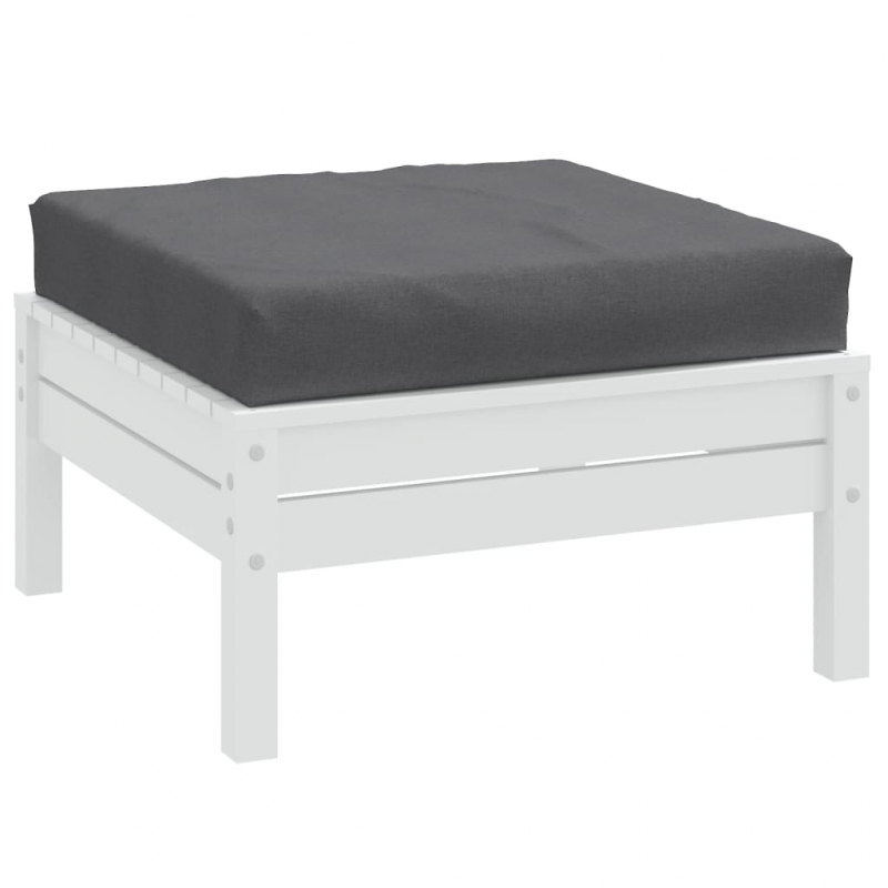 Palettenkissen Melange Anthrazit 60x60x9,5 cm Stoff