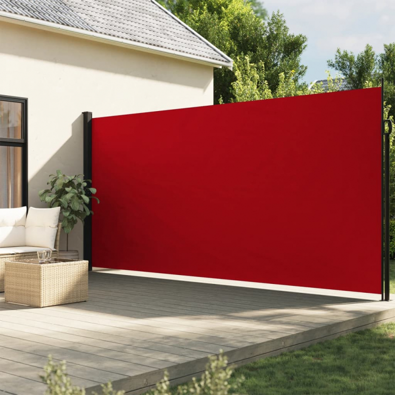 Seitenmarkise Ausziehbar Rot 220x300 cm
