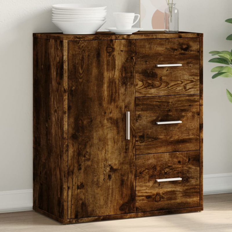 Sideboard Räuchereiche 60x31x70 cm Holzwerkstoff