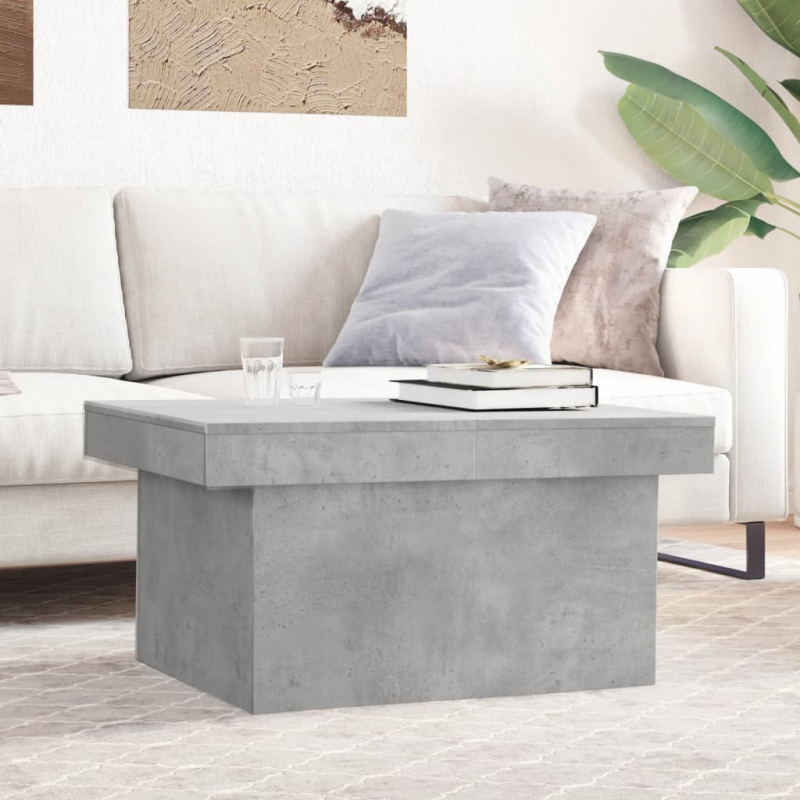 Couchtisch Betongrau 100x55x40 cm Holzwerkstoff