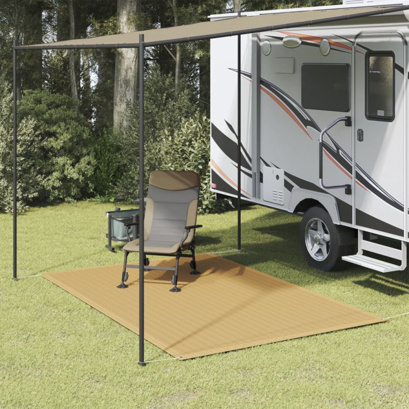 Zeltteppich Sandfarbe 200x300 cm HDPE