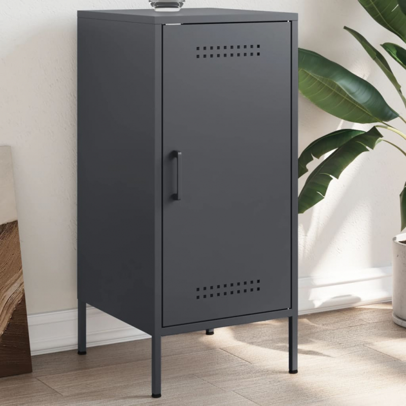 Sideboard Anthrazit 36x39x79 cm Stahl