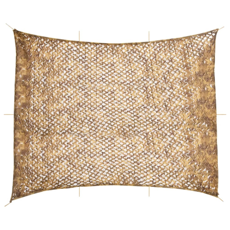 Tarnnetz mit Aufbewahrungstasche 618x512 cm Sandfarbe