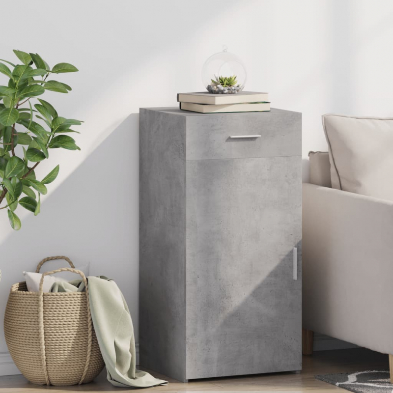 Sideboard Betongrau 45x42,5x93 cm Holzwerkstoff