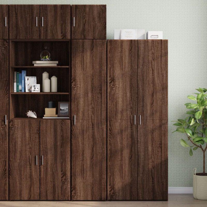 Hochschrank Schmal Eichen-Optik 40x42,5x225 cm Holzwerkstoff