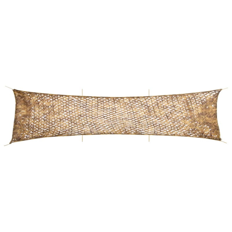 Tarnnetz mit Aufbewahrungstasche 613x138 cm Sandfarbe