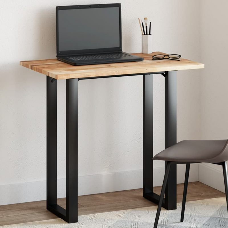 Tischplatte Rechteckig 60x50x2 cm Massivholz Akazie